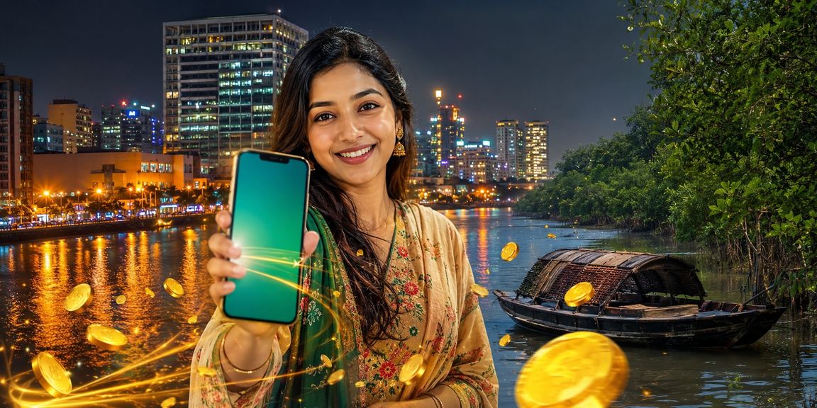 ঢাকার মোবাইল ডিপোজিট ও স্পोर्टস ইভেন্ট দেখার দৃশ্য